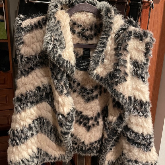 Marc Jacobs real rabbit fur vest - Picture 1 of 3